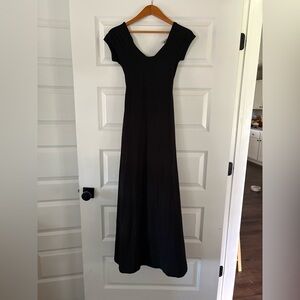 Pact Black Maxi Dress